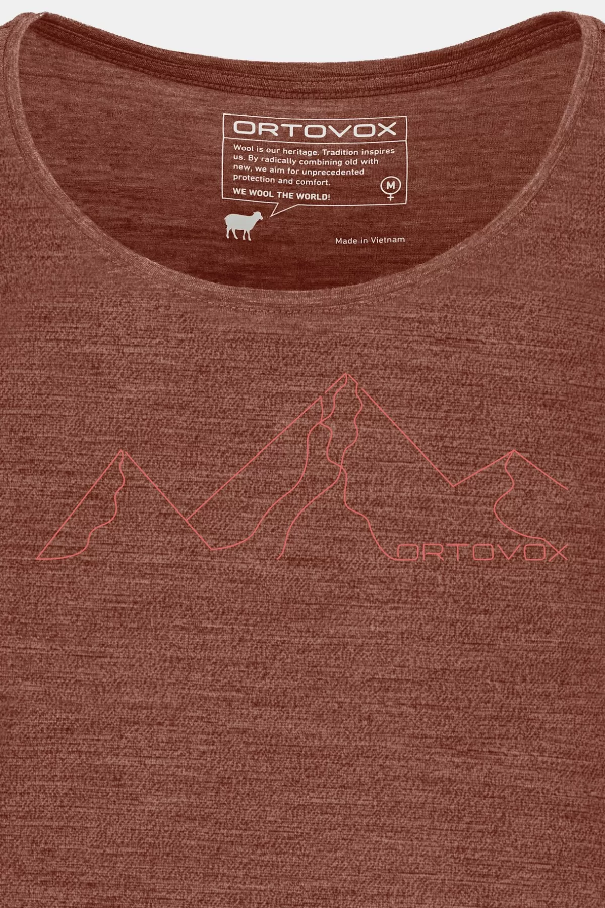 ORTOVOX 150 COOL MOUNTAIN FACE TS W clayorangeblend New