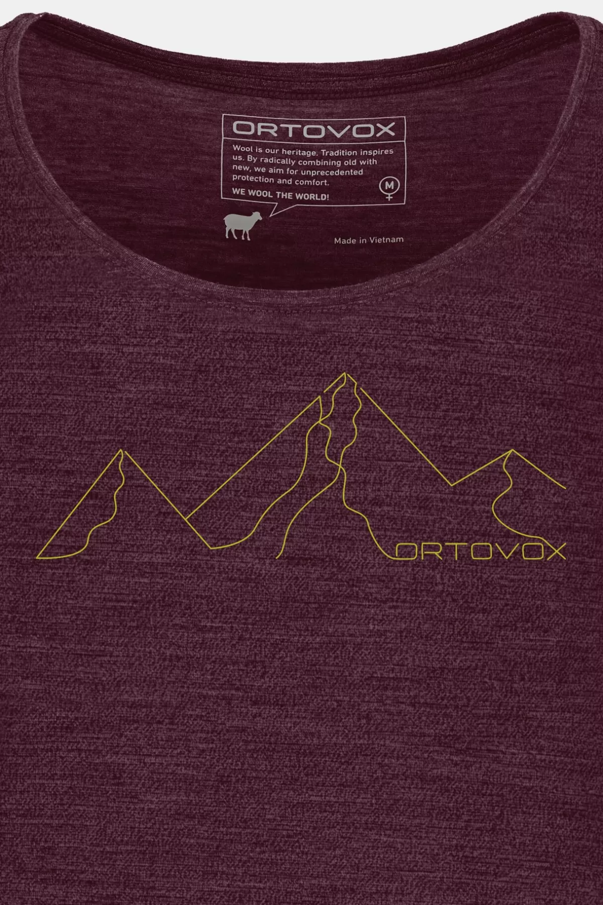 ORTOVOX 150 COOL MOUNTAIN FACE TS W darkwineblend Online
