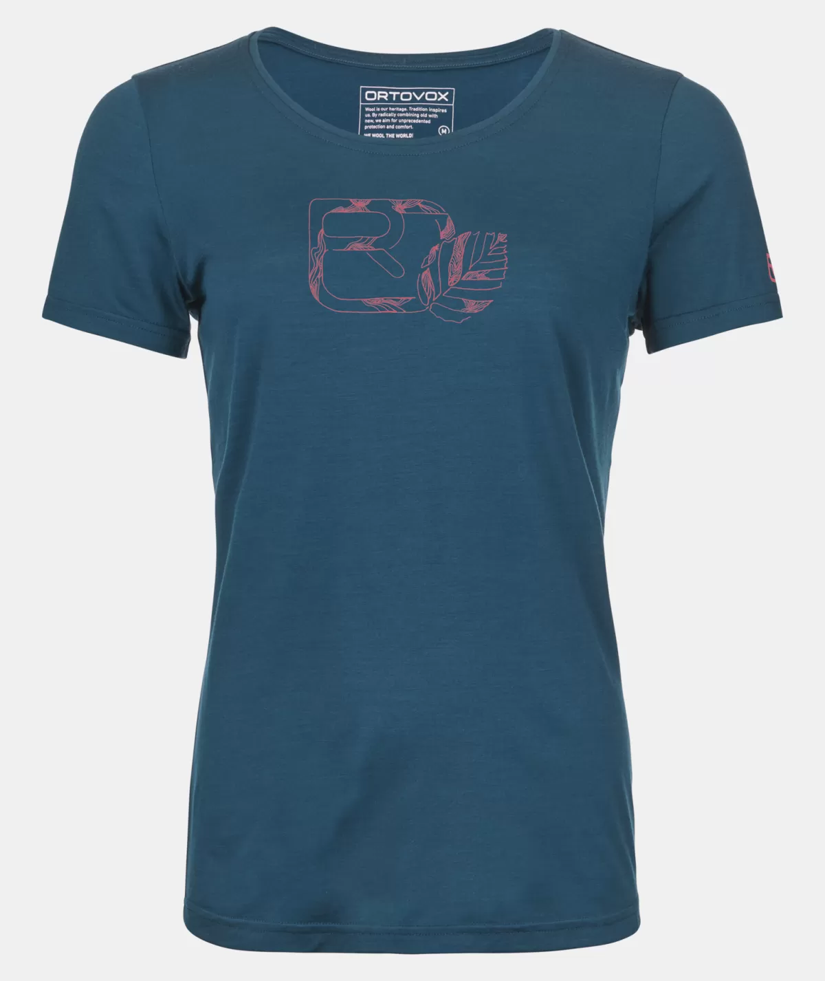 ORTOVOX 120 COOL TEC LEAF LOGO TS W petrolblue Best Sale