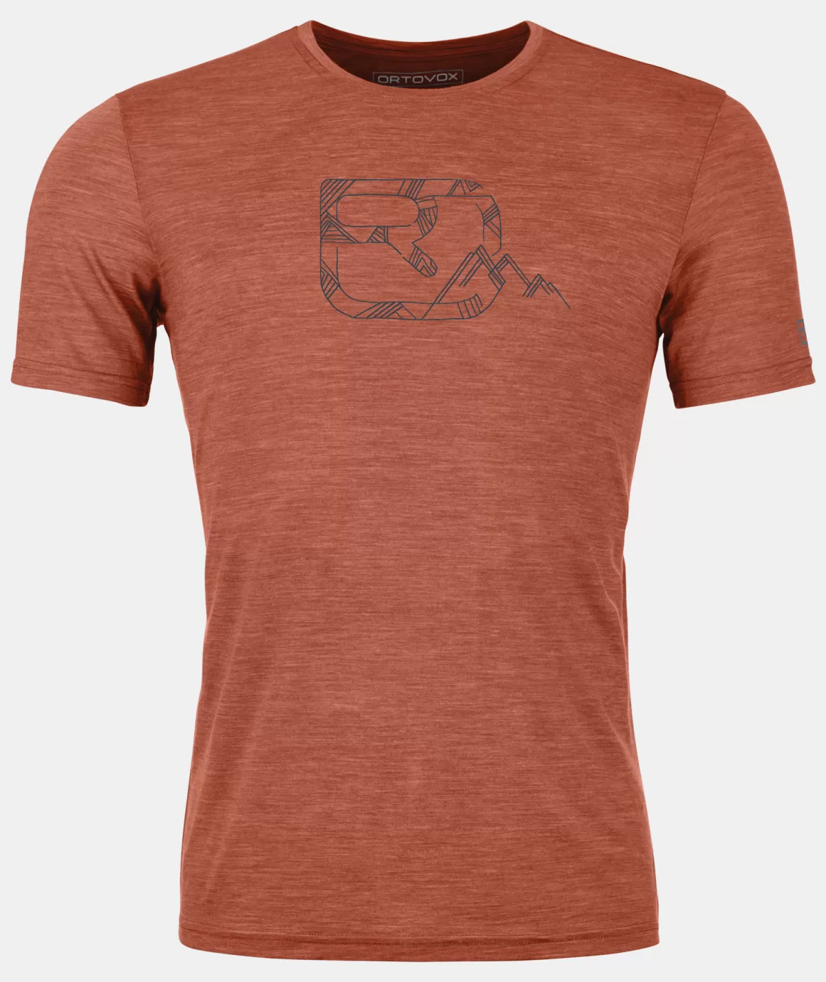 ORTOVOX 120 COOL TEC MTN LOGO TS M clayorangeblend Best