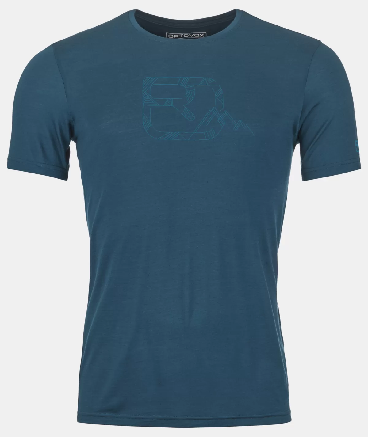 ORTOVOX 120 COOL TEC MTN LOGO TS M petrolblue Store