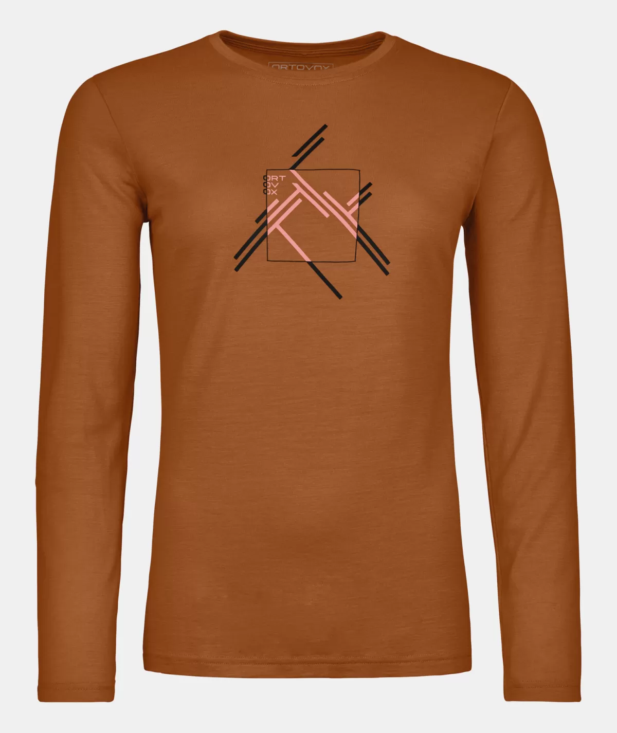 ORTOVOX 185 MERINO MTN CUTOUT LS W bristlebrown Discount