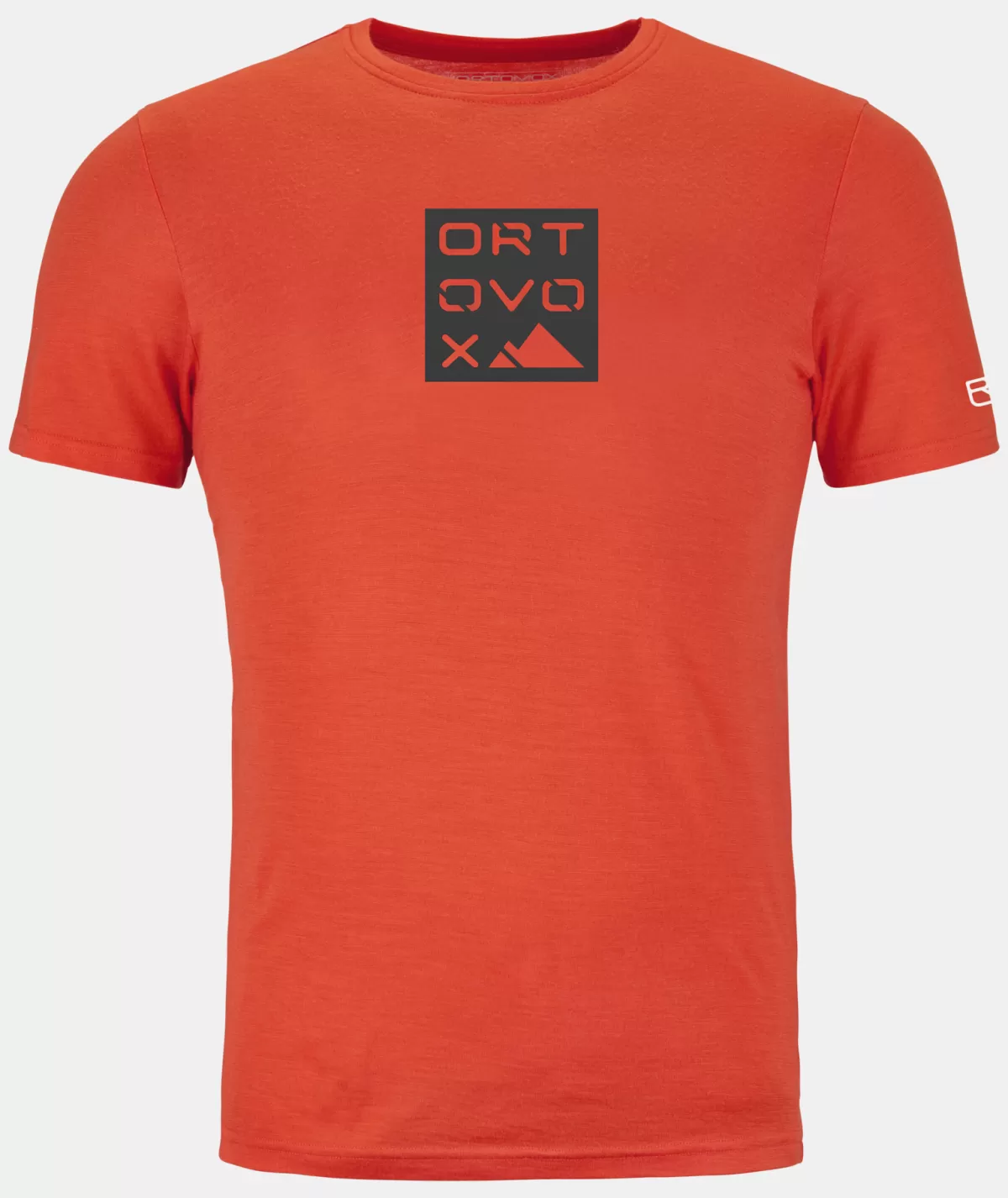 ORTOVOX 185 MERINO SQUARE TS M hotorange New