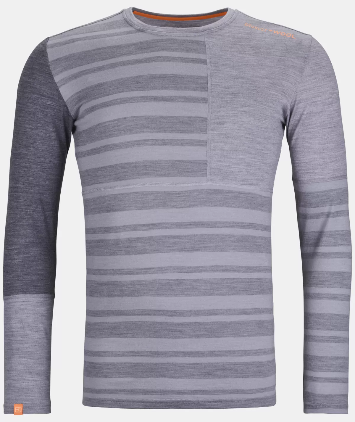 ORTOVOX 185 ROCK'N'WOOL LONG SLEEVE M greyblend New