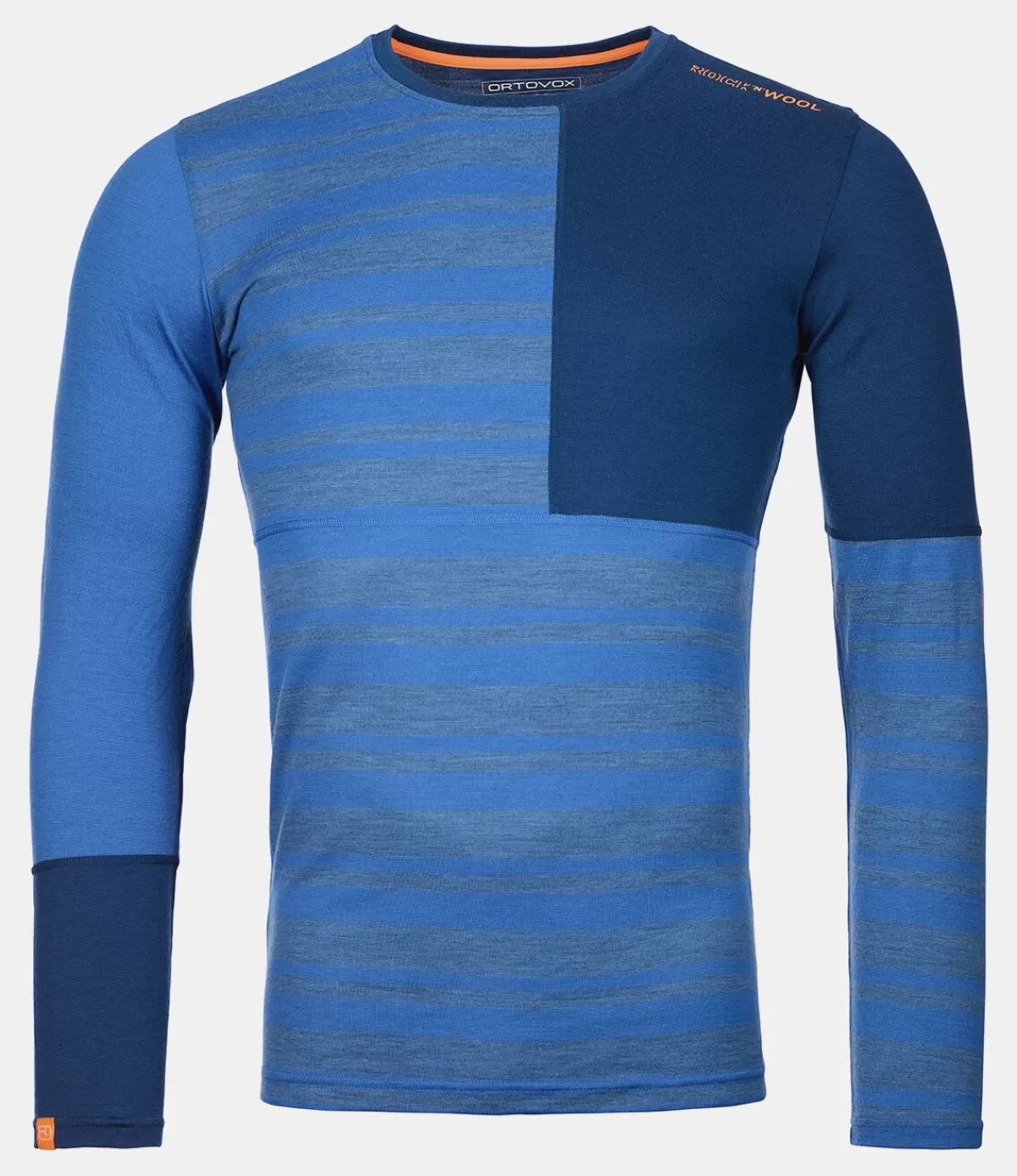 ORTOVOX 185 ROCK'N'WOOL LONG SLEEVE M justblue Sale