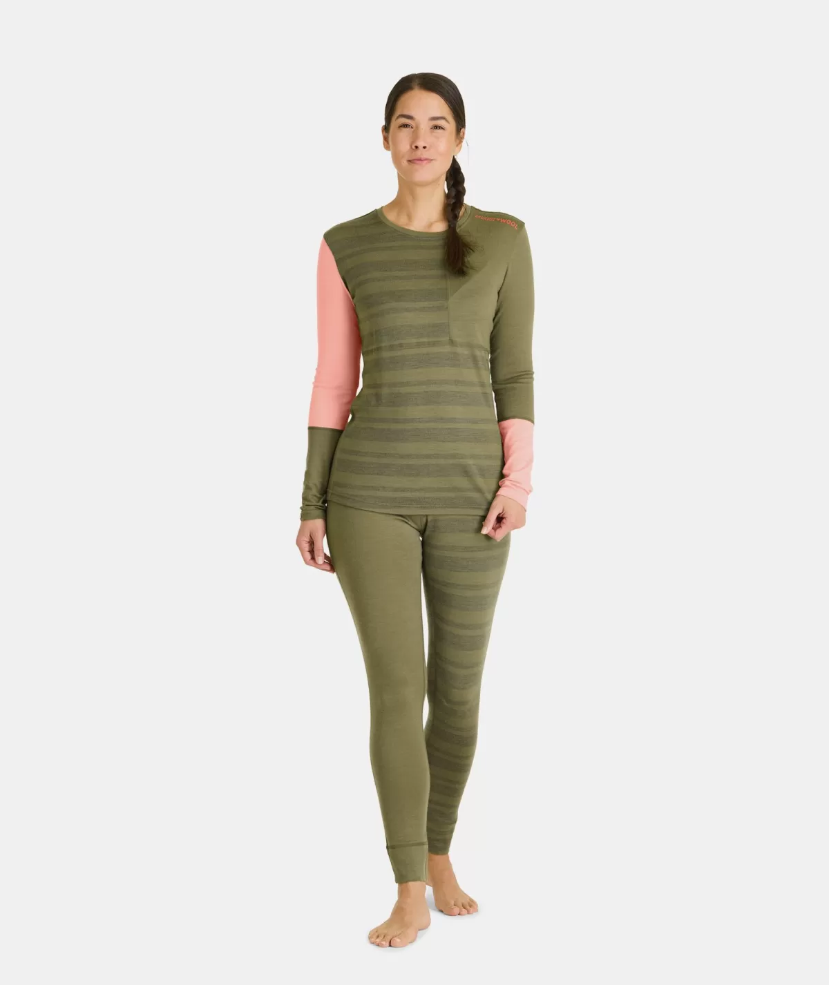 ORTOVOX 185 ROCK'N'WOOL LONG SLEEVE W coral Fashion