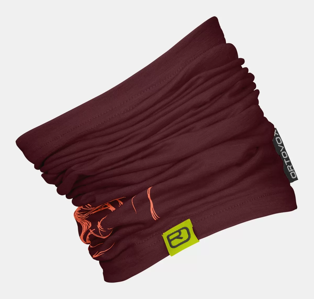 ORTOVOX 120 TEC LOGO NECKWARMER winetasting Best Sale