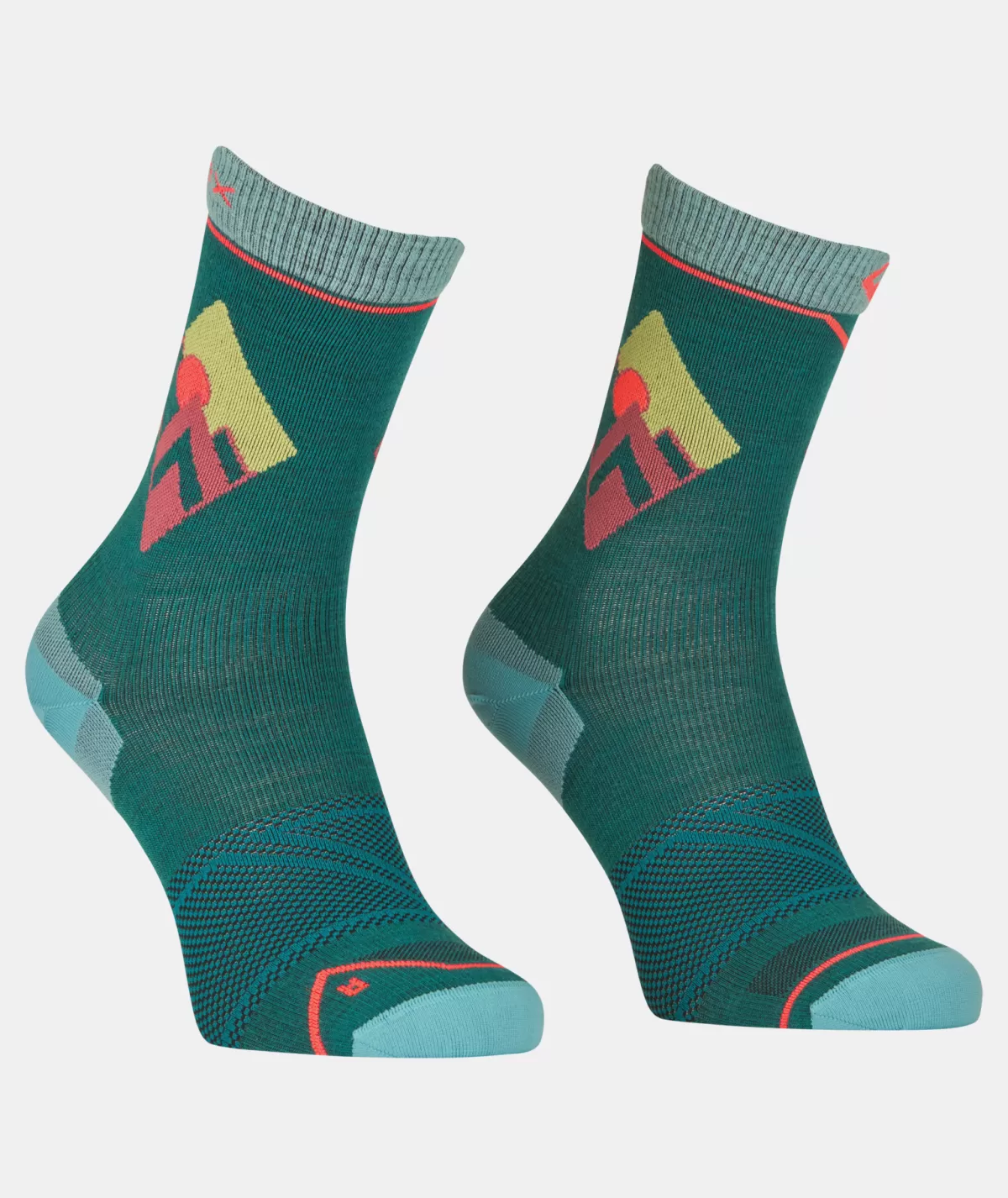 ORTOVOX ALPINE LIGHT COMP MID SOCKS W pacificgreen Outlet