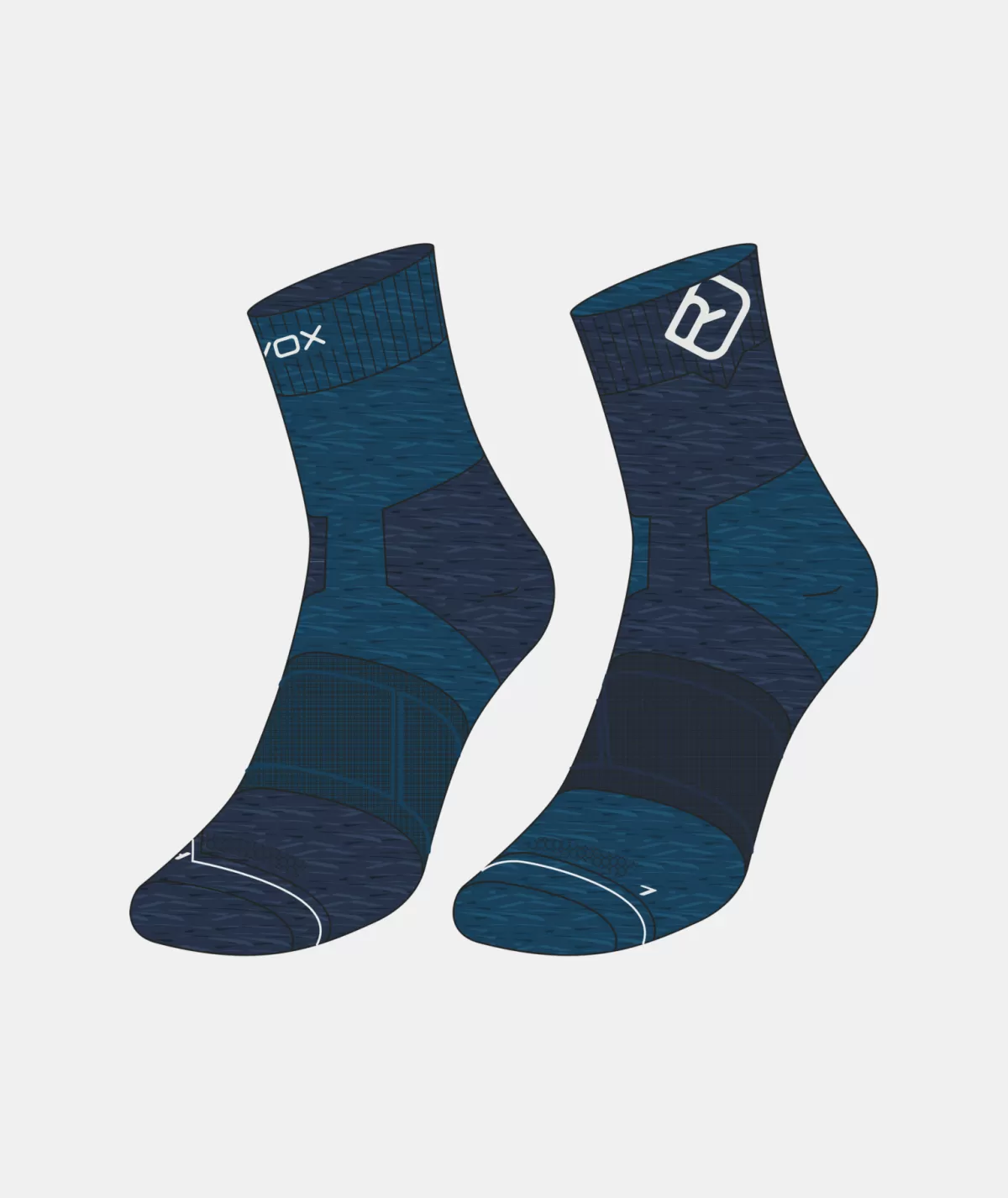 ORTOVOX ALPINE QUARTER SOCKS M deepocean Store