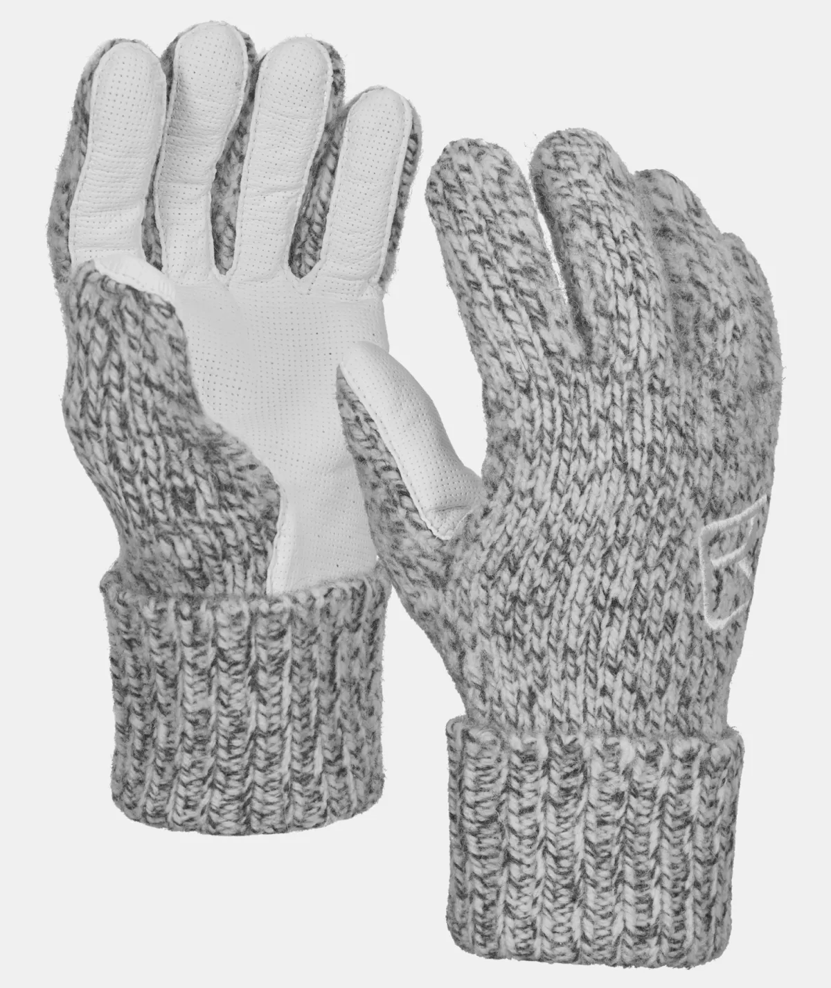 ORTOVOX CLASSIC WOOL GLOVE LEATHER greyblend Best
