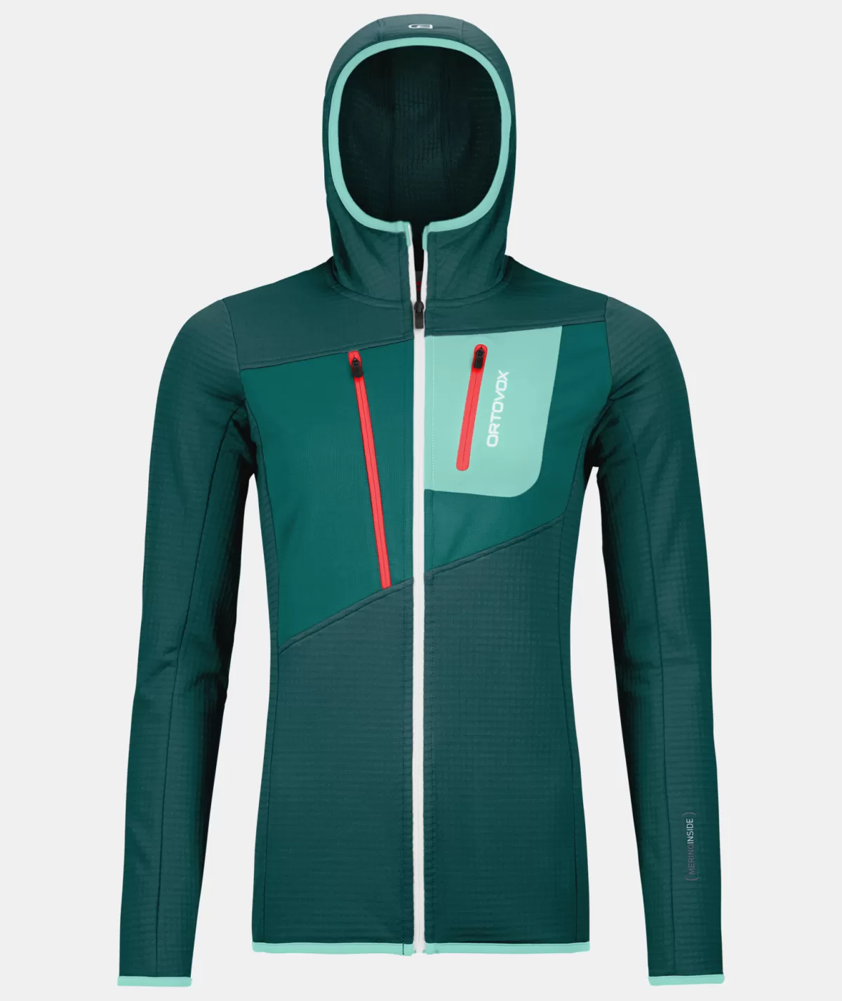 ORTOVOX FLEECE GRID HOODY W darkpacific Discount