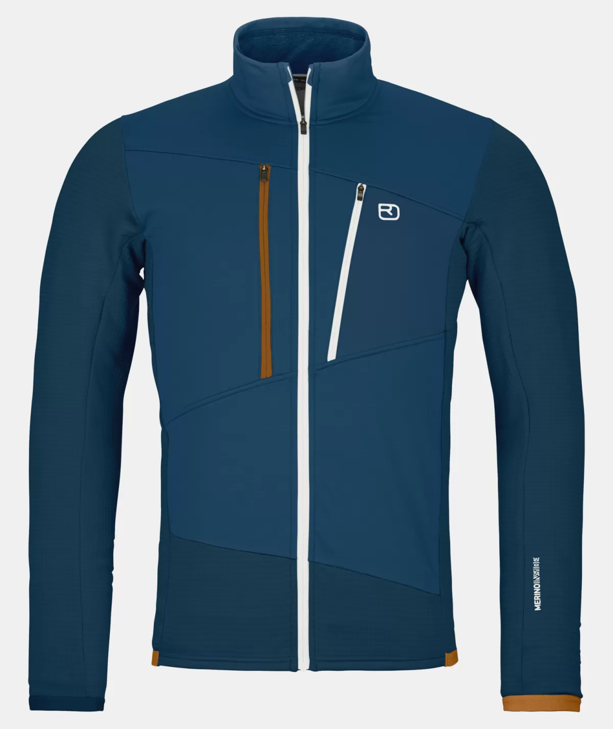 ORTOVOX FLEECE GRID JACKET M deepocean Cheap