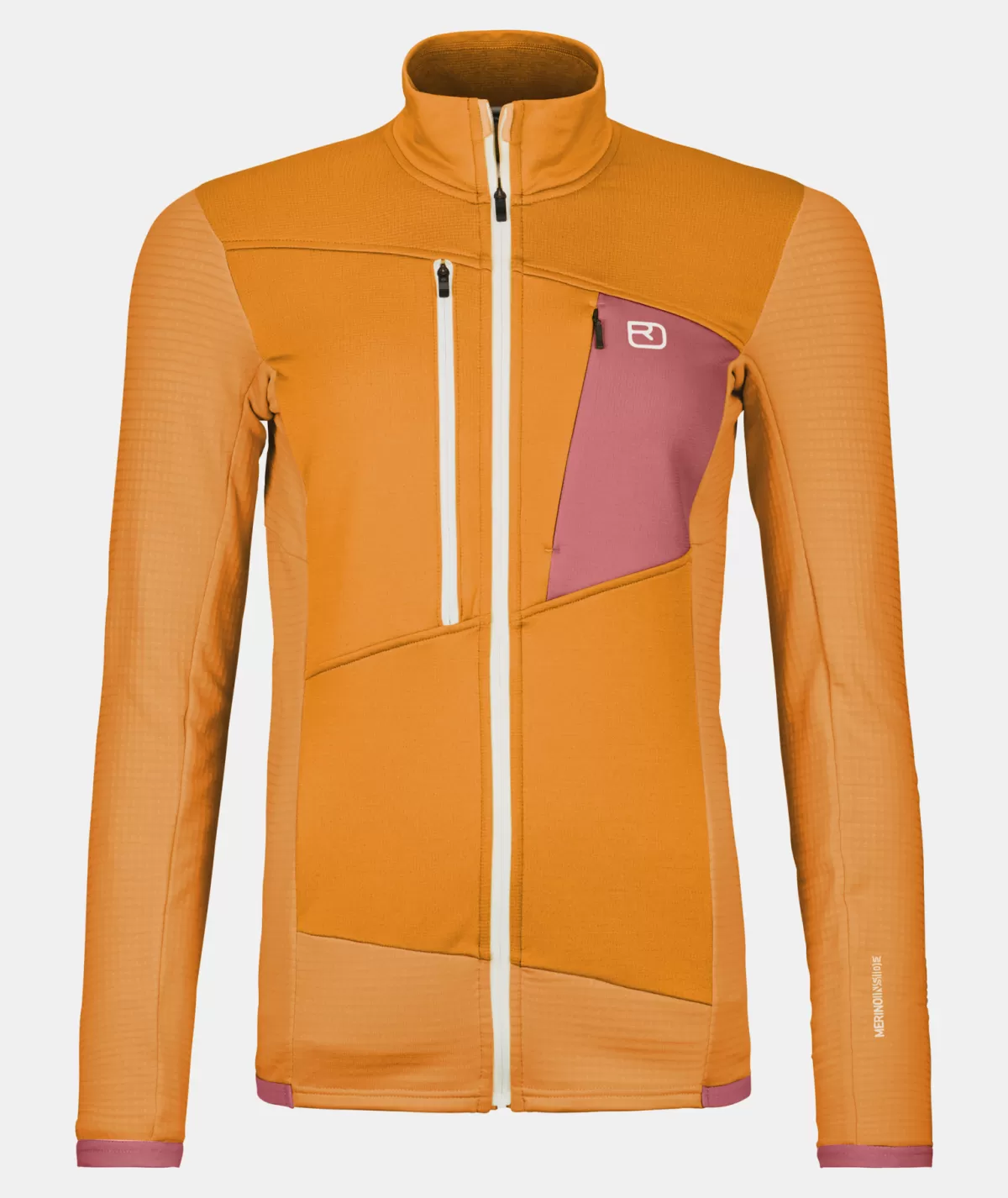 ORTOVOX FLEECE GRID JACKET W autumnleaves Cheap