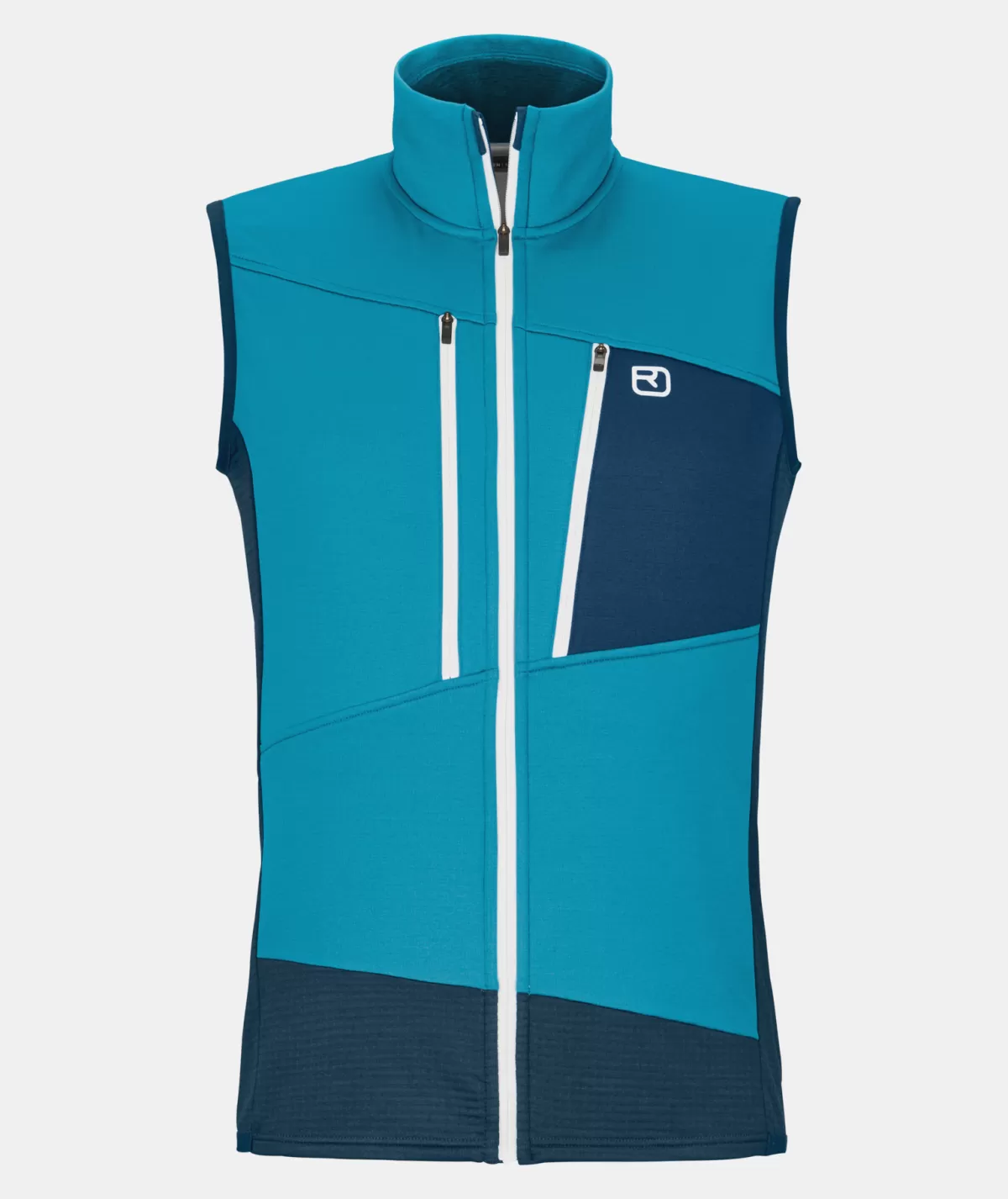 ORTOVOX FLEECE GRID VEST M mountainblue Discount
