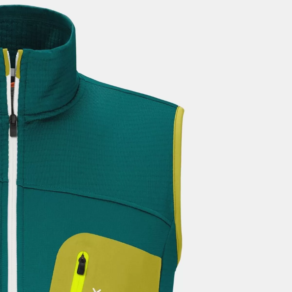 ORTOVOX FLEECE GRID VEST M pacificgreen Sale