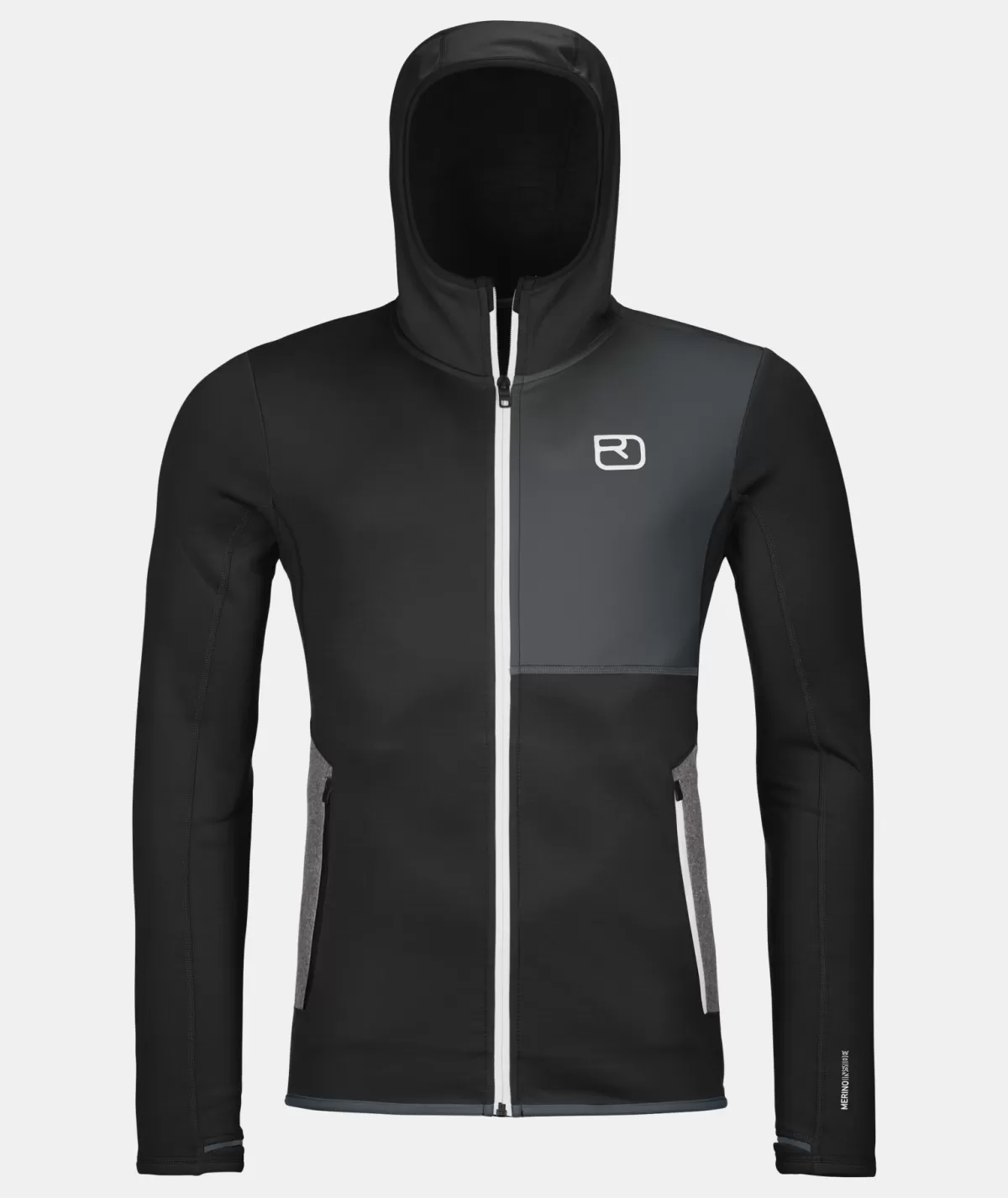 ORTOVOX FLEECE HOODY M blackraven Cheap