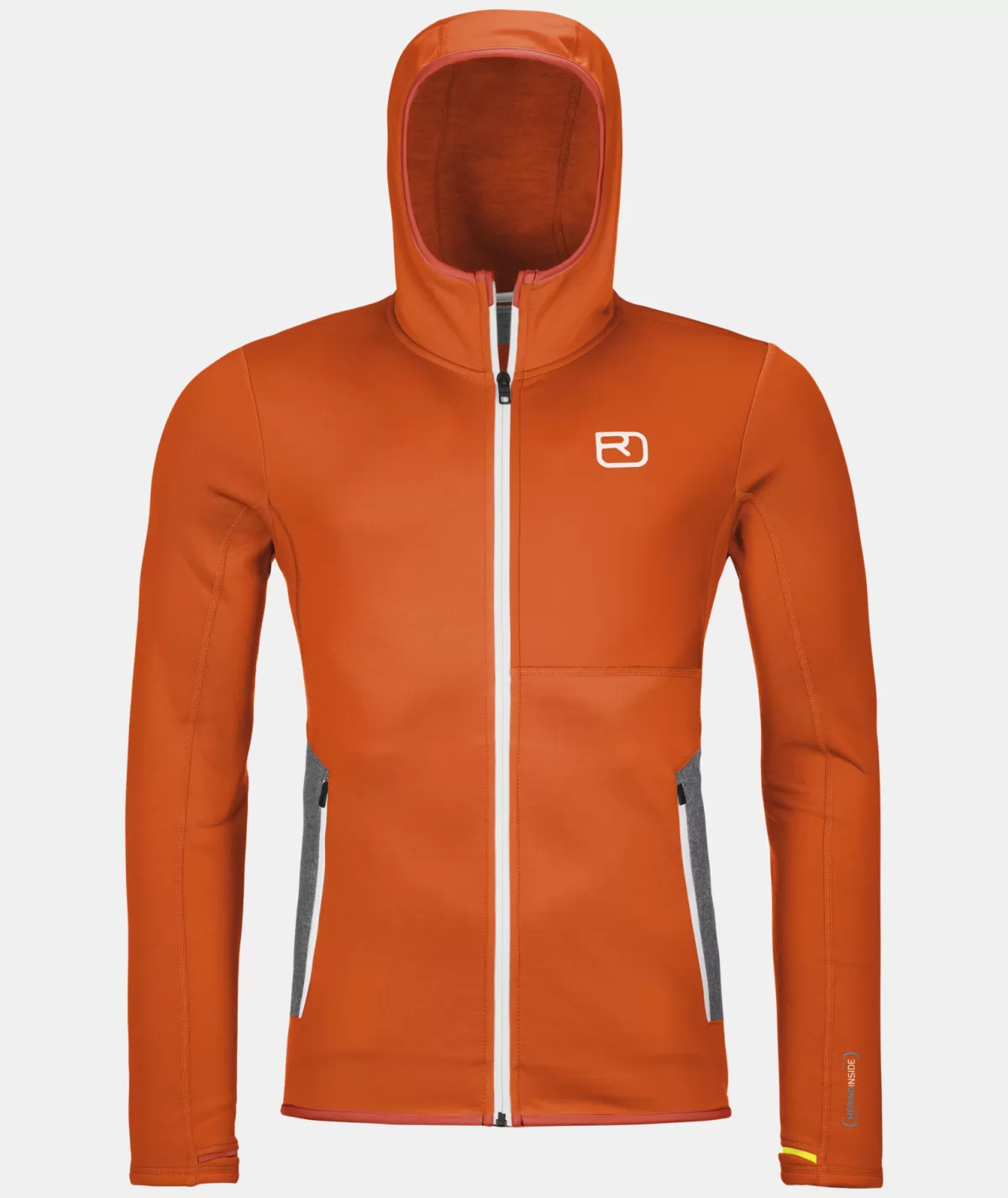 ORTOVOX FLEECE HOODY M hotorange Online
