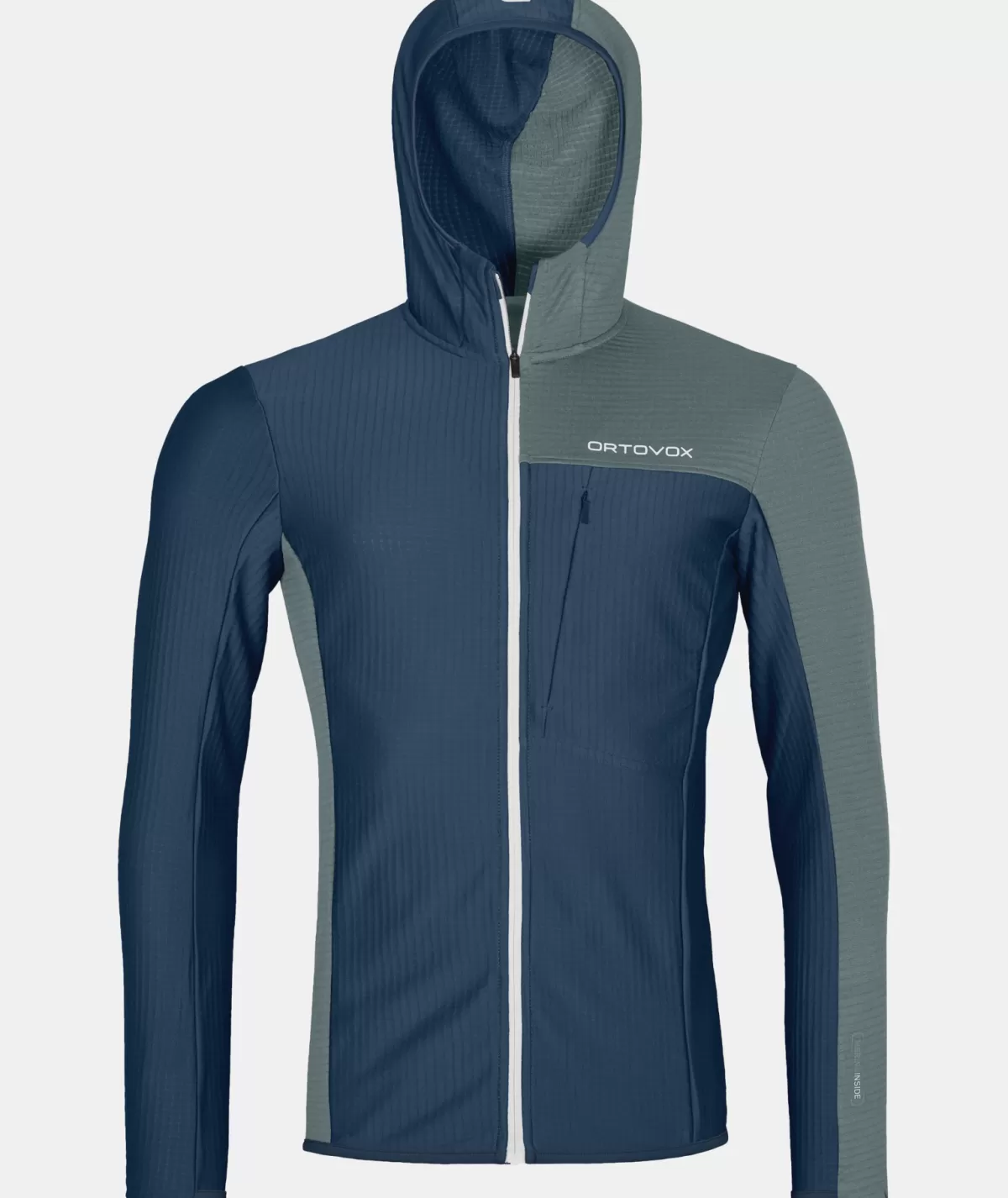 ORTOVOX FLEECE LIGHT GRID HOODED JKT M deepocean Cheap