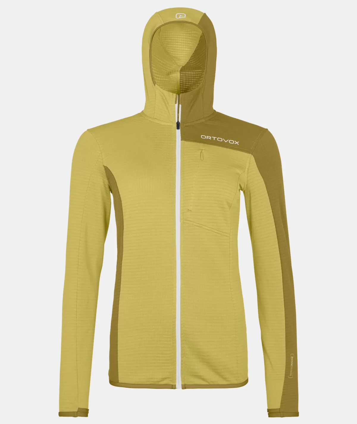 ORTOVOX FLEECE LIGHT GRID HOODED JKT W wabisabi Fashion