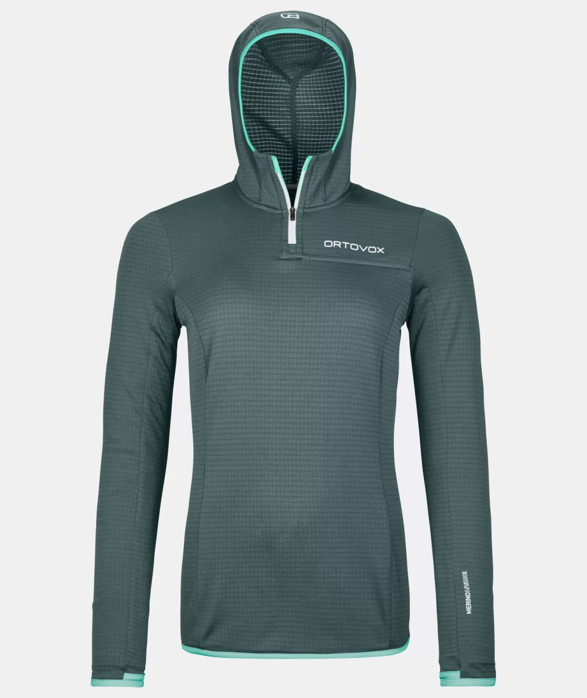 ORTOVOX FLEECE LIGHT GRID ZN HOODY W darkarcticgrey Best