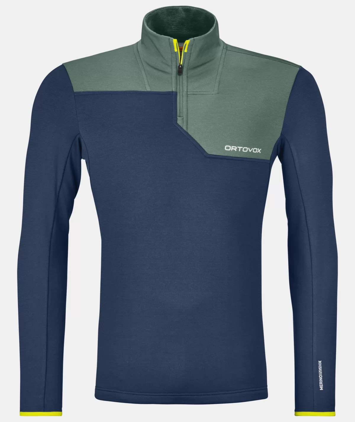 ORTOVOX FLEECE LIGHT ZIP NECK M deepocean Clearance
