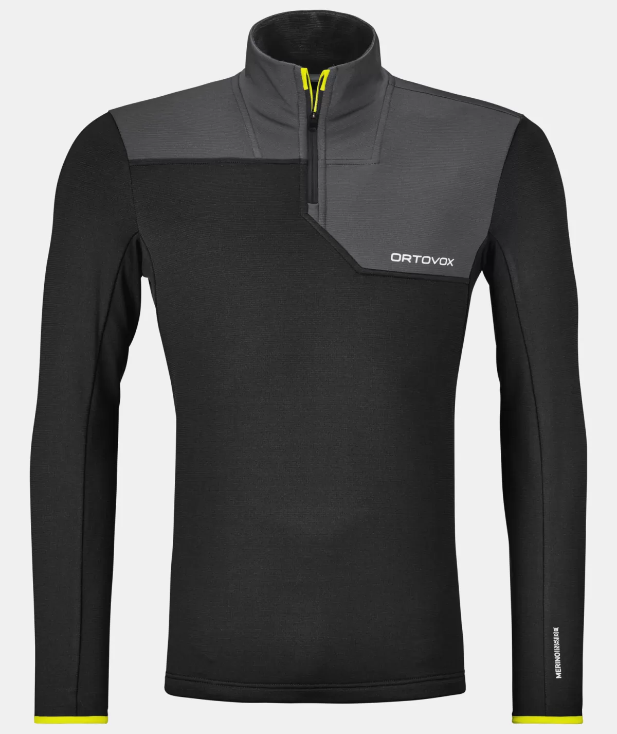 ORTOVOX FLEECE LIGHT ZIP NECK M blackraven Sale