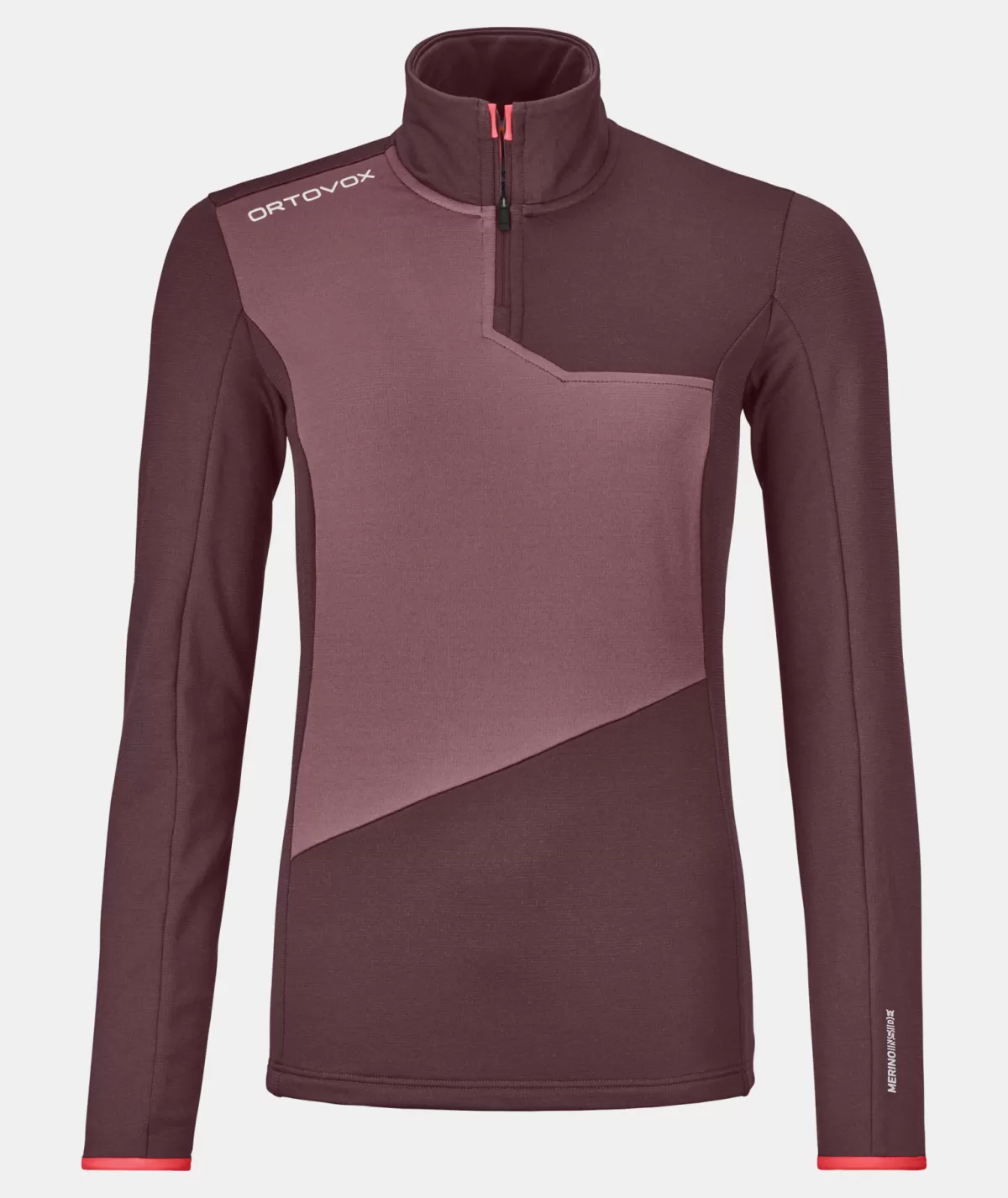 ORTOVOX FLEECE LIGHT ZIP NECK W winetasting Store