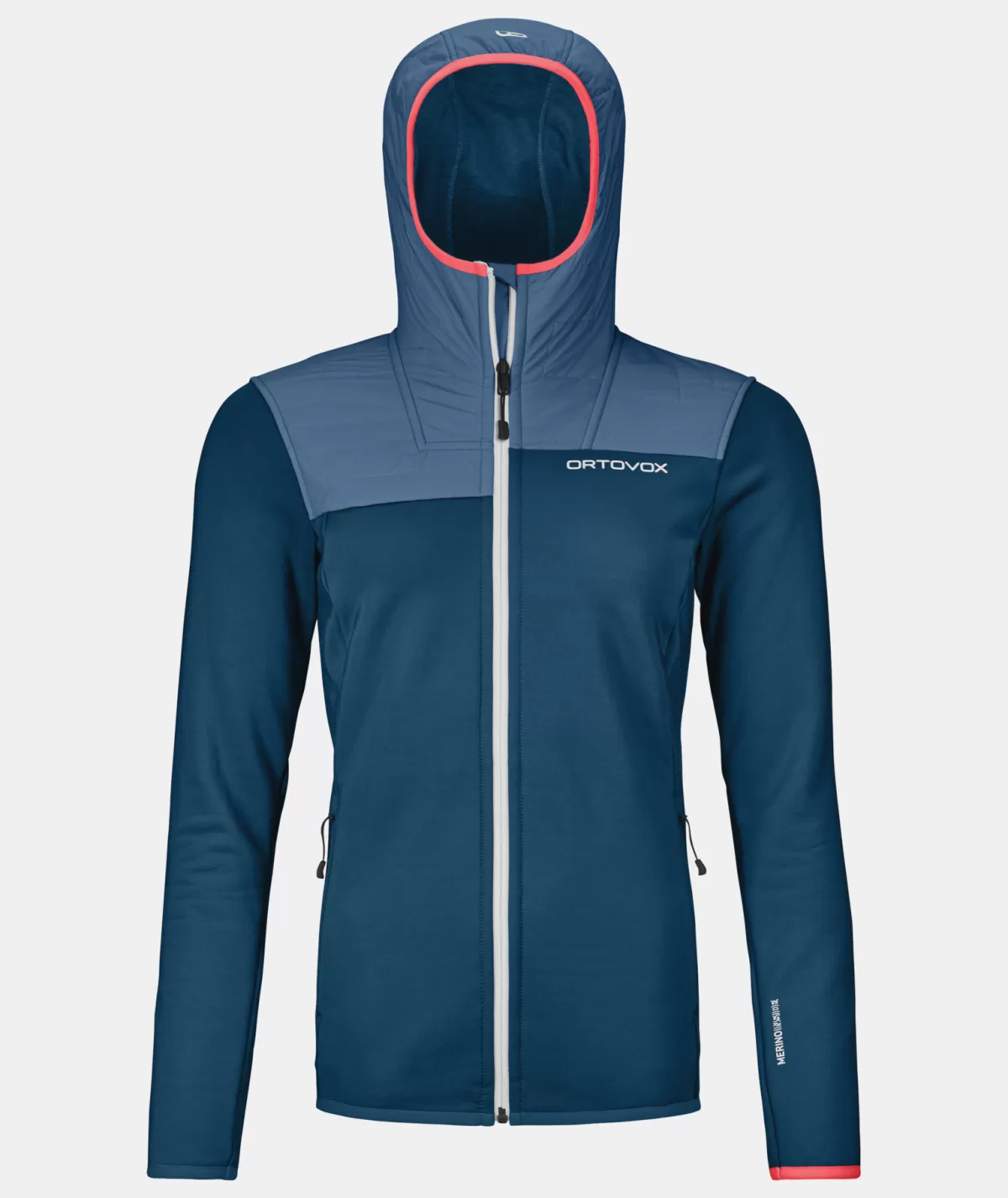 ORTOVOX FLEECE PLUS HOODY W petrolblue Flash Sale