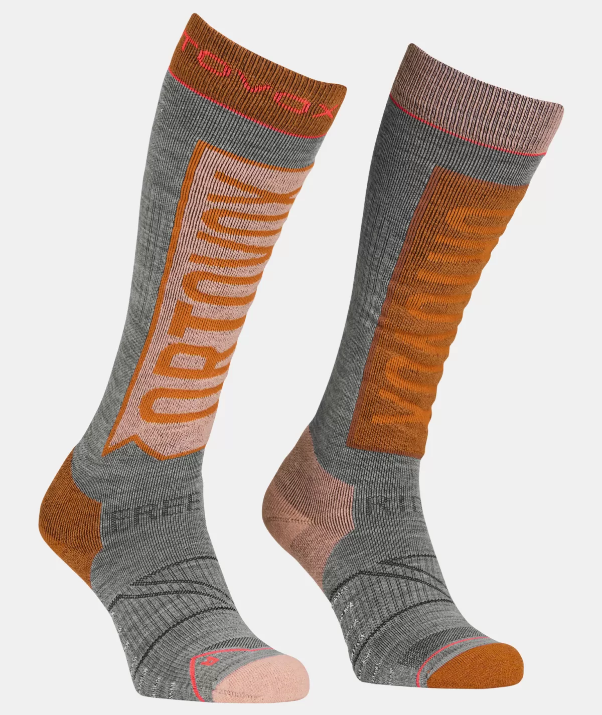 ORTOVOX FREE RIDE LONG SOCKS W autumnleaves Best