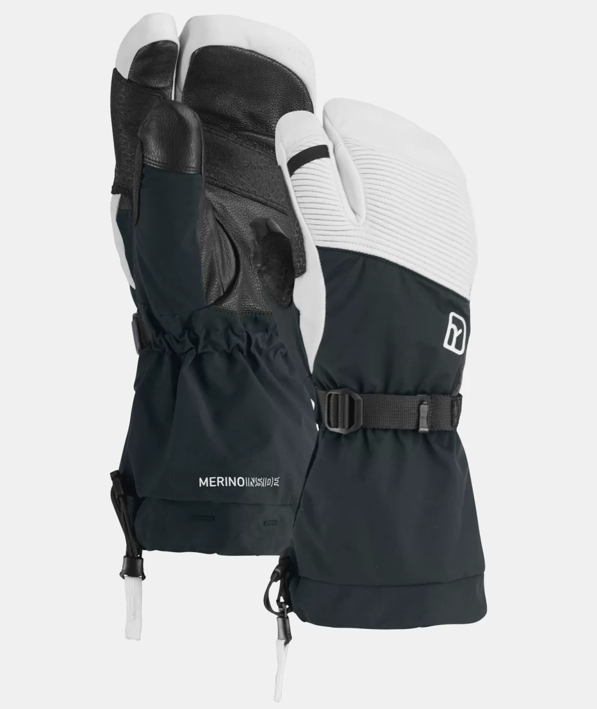 ORTOVOX FREERIDE 3 FINGER GLOVE PRO blackraven Clearance