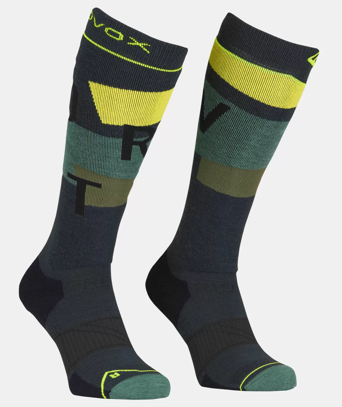 ORTOVOX FREERIDE LONG SOCKS COZY M blacksteel Flash Sale