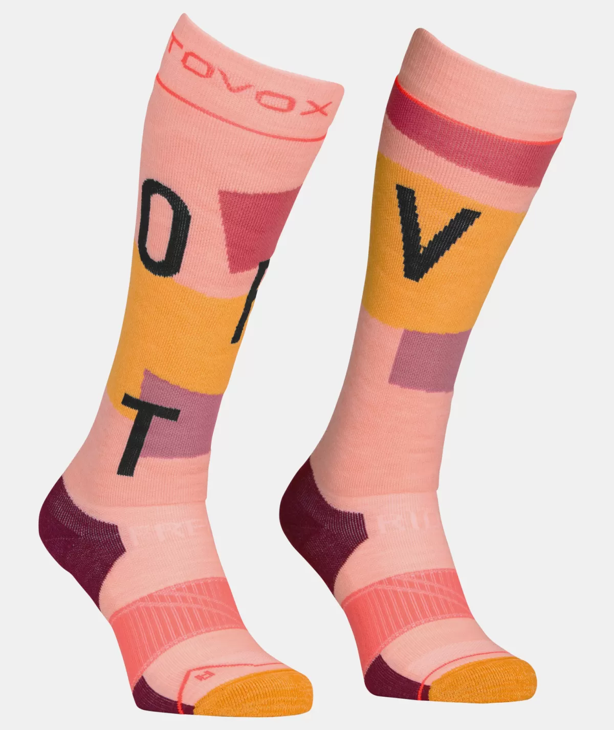 ORTOVOX FREERIDE LONG SOCKS COZY W bloom Sale