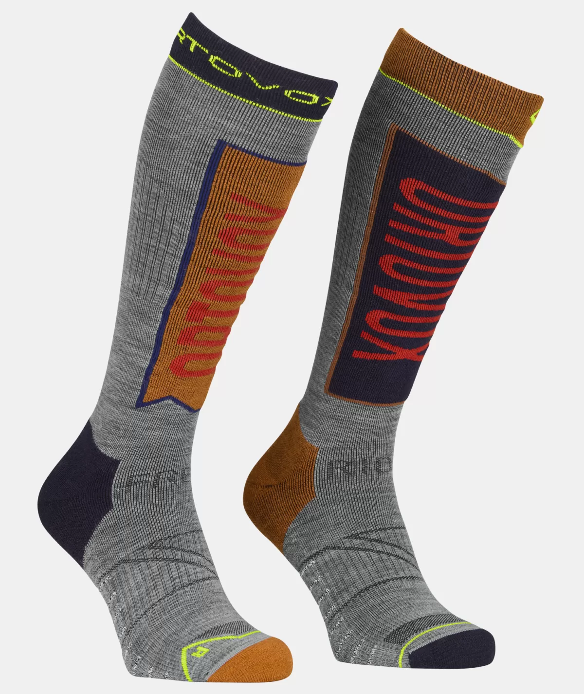 ORTOVOX FREERIDE LONG SOCKS M clayorange Discount
