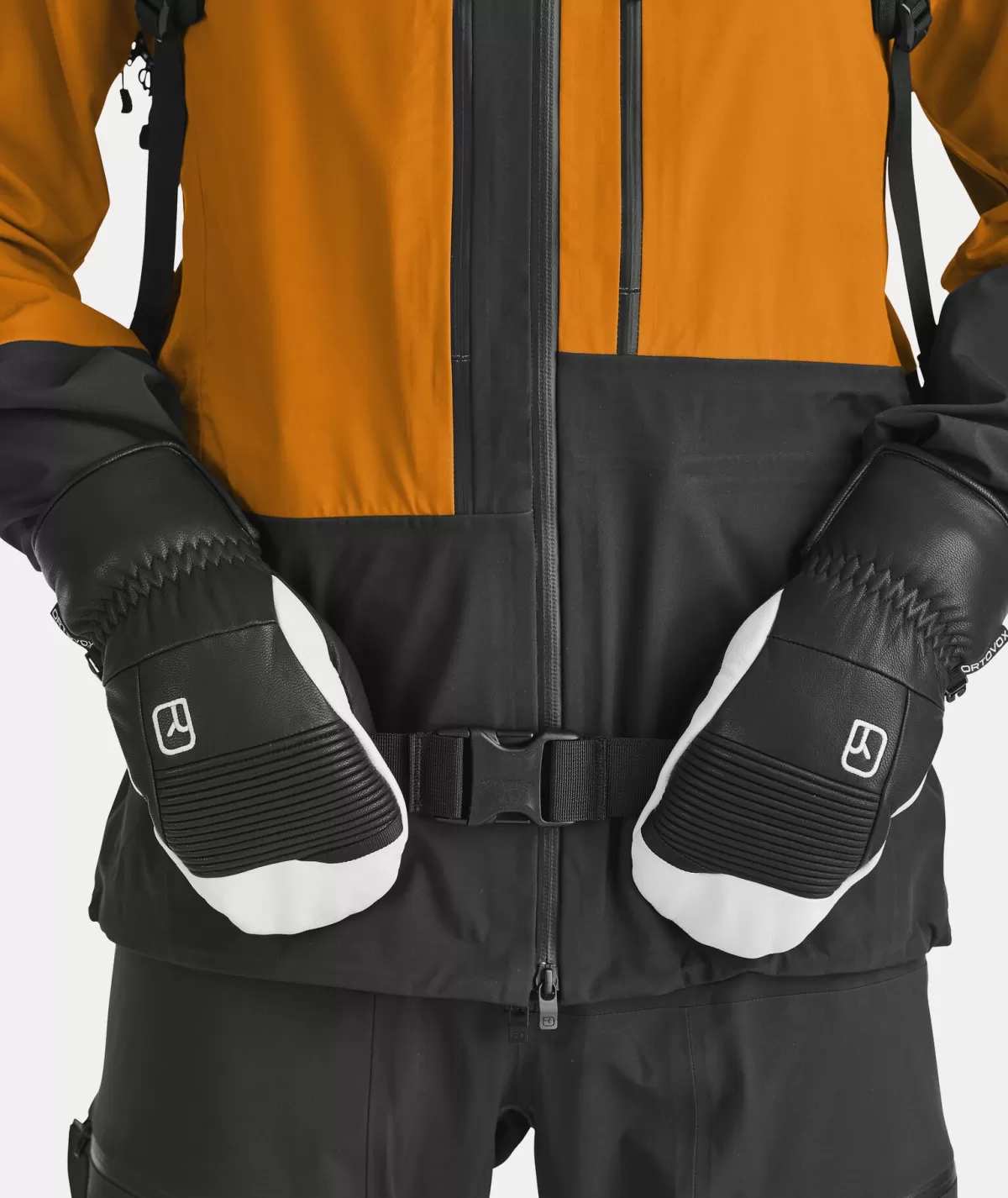 ORTOVOX FULL LEATHER MITTEN M bristlebrown Best