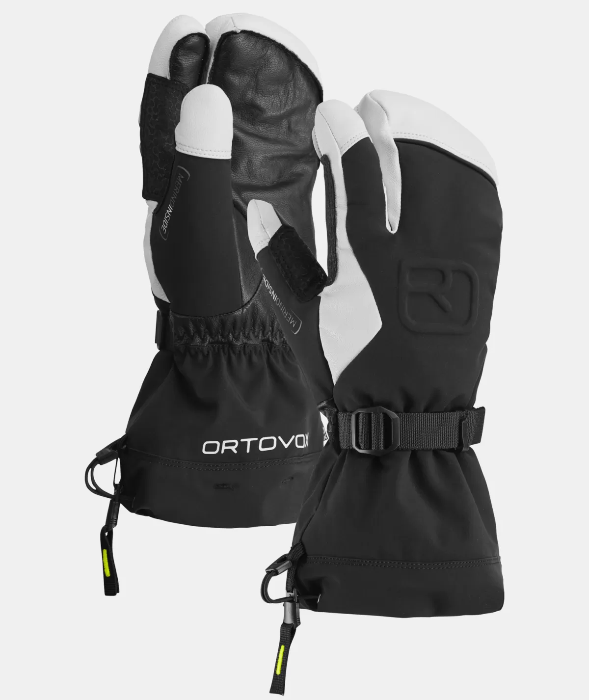 ORTOVOX MERINO FREERIDE 3 FINGER GLOVE M blackraven Fashion