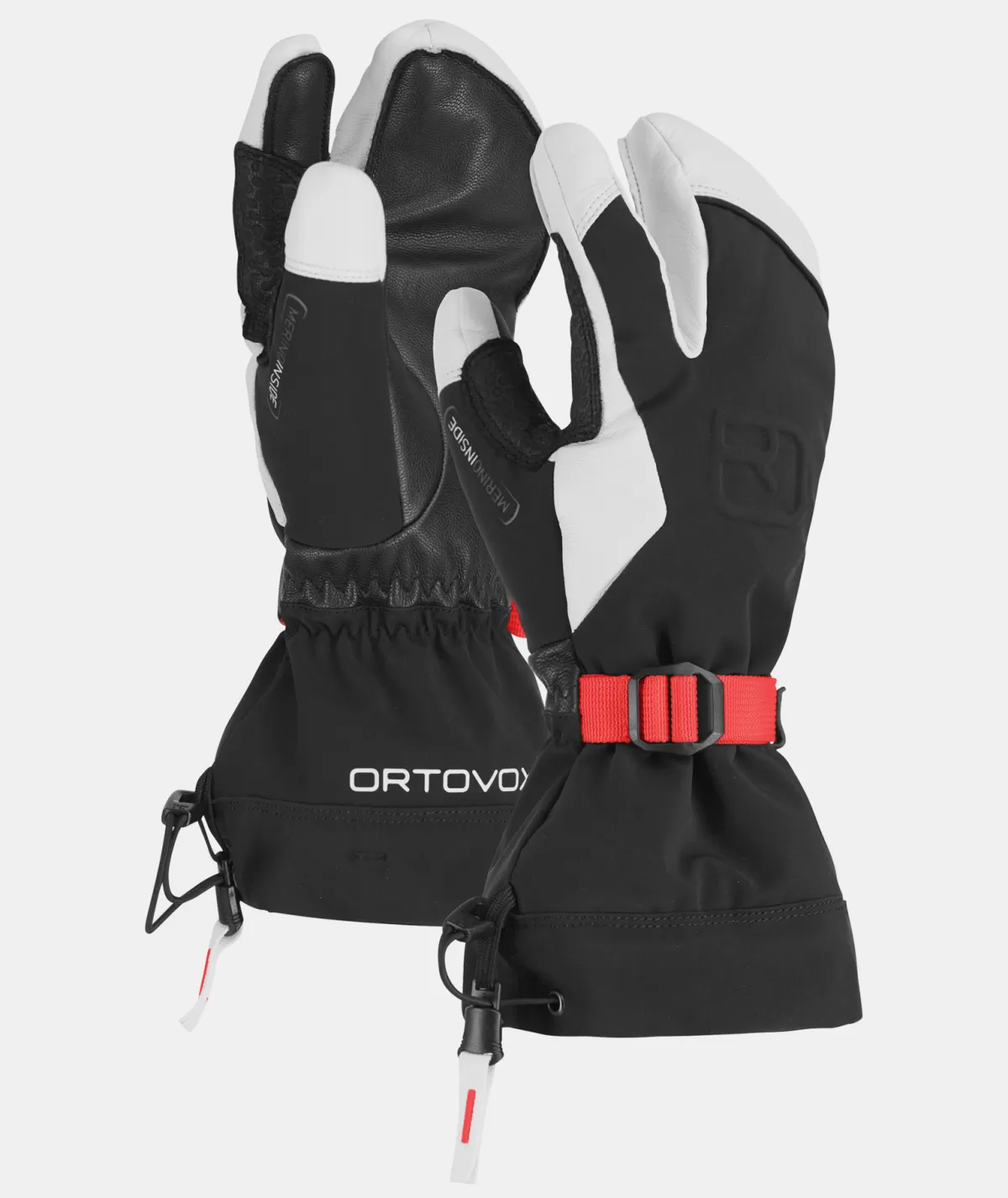 ORTOVOX MERINO FREERIDE 3 FINGER GLOVE W blackraven Flash Sale