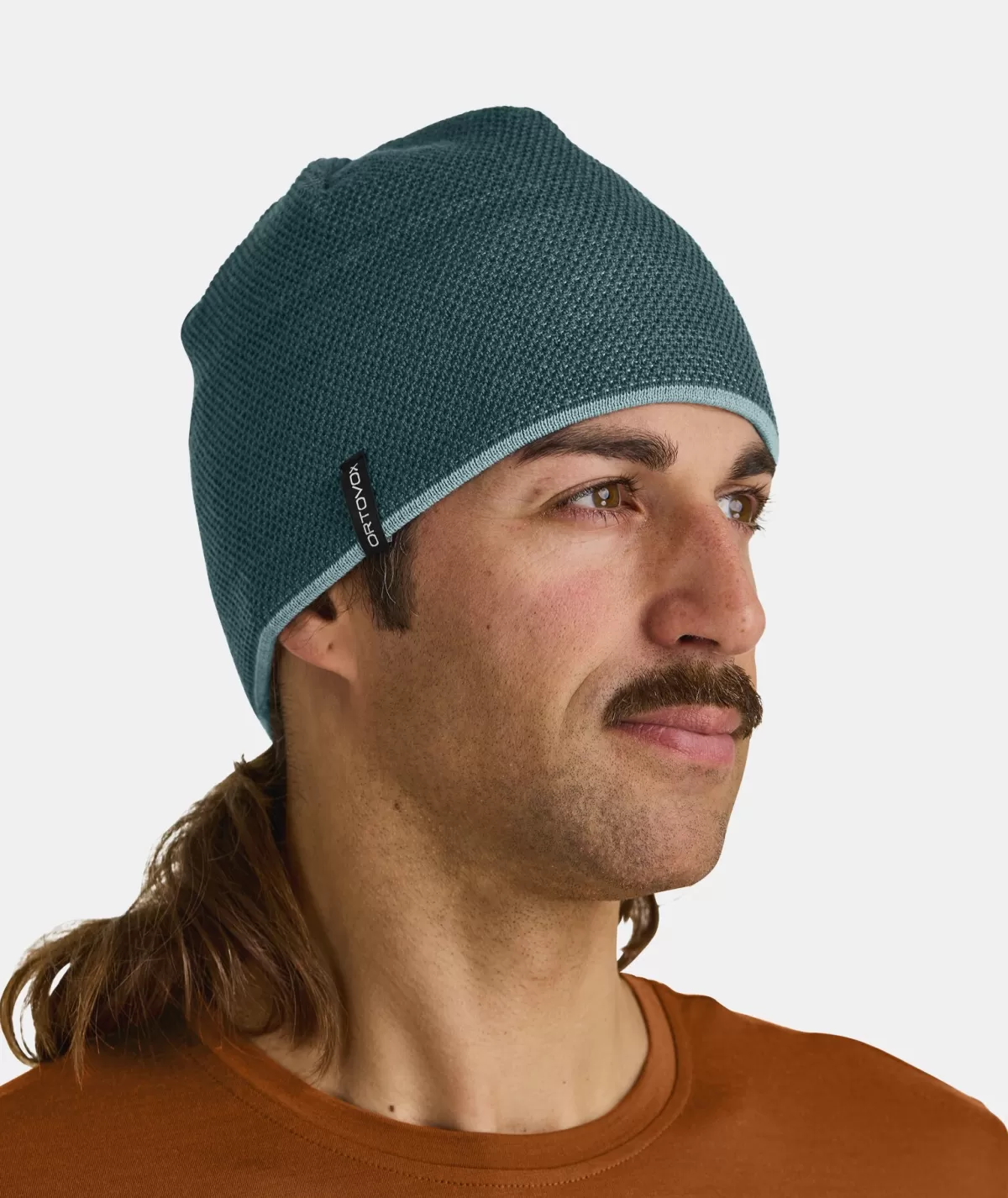 ORTOVOX MERINO LOGO KNIT BEANIE blackraven Sale