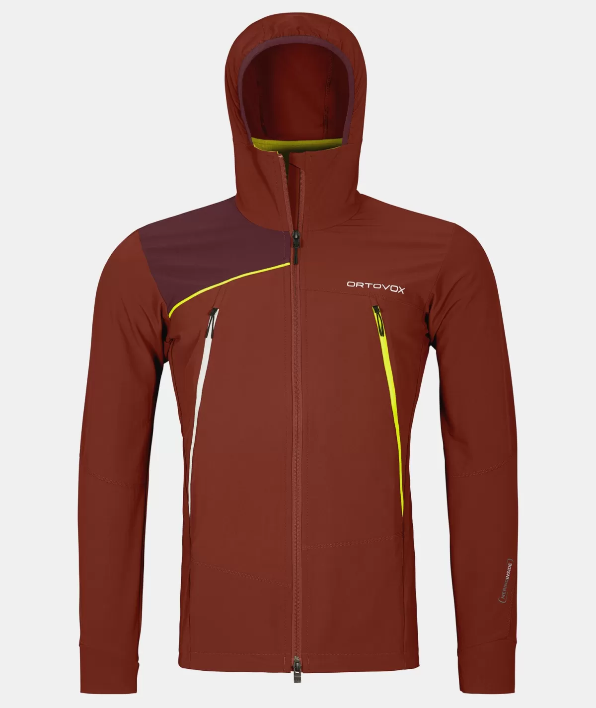 ORTOVOX PALA HOODED JACKET M clayorange Flash Sale