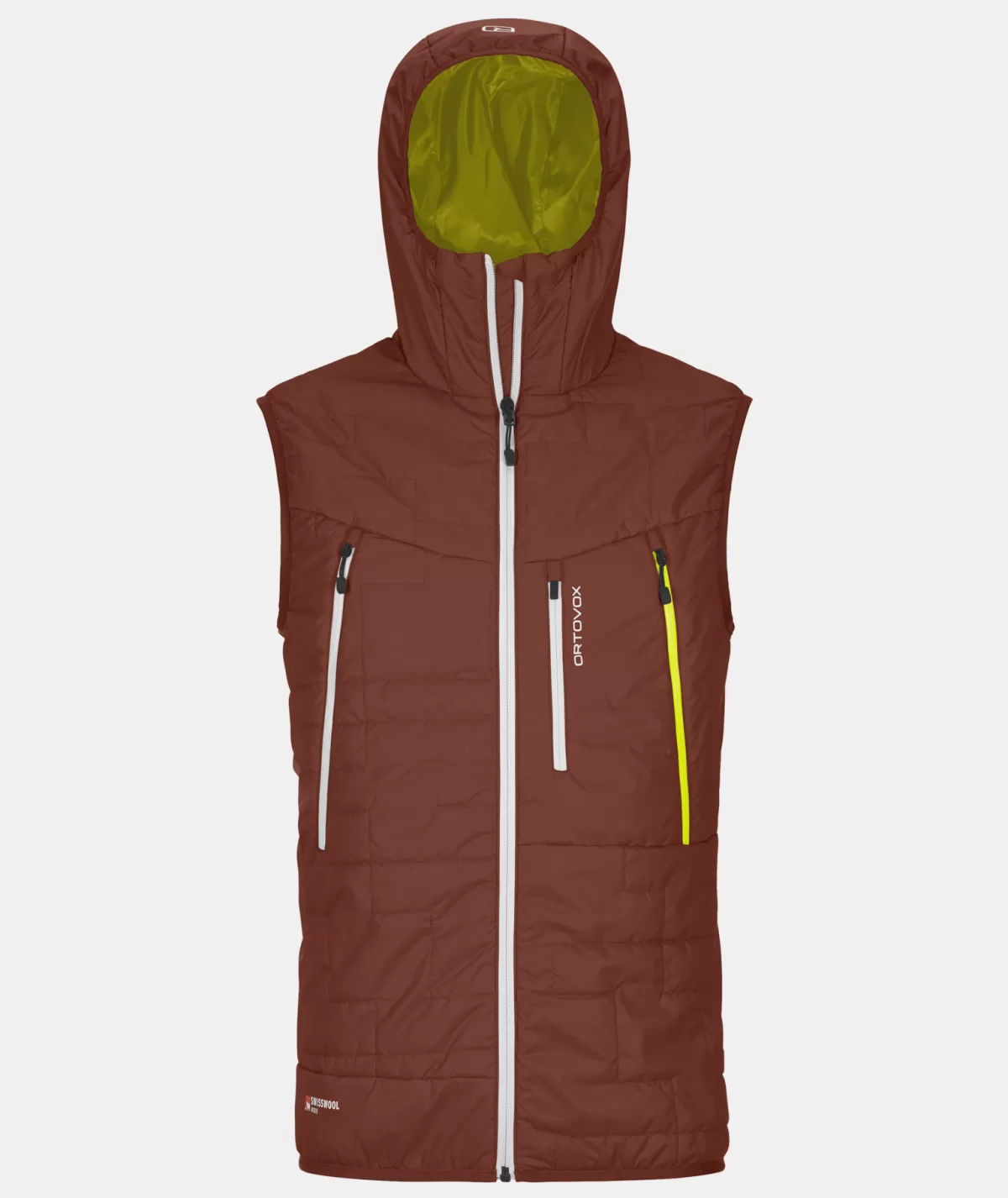 ORTOVOX SWISSWOOL PIZ BOÈ VEST M clayorange Clearance