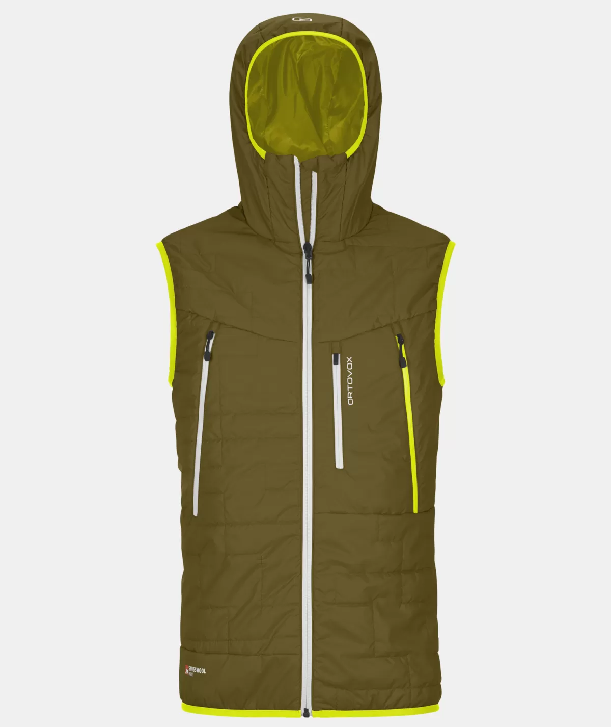 ORTOVOX SWISSWOOL PIZ BOÈ VEST M greenmoss Clearance