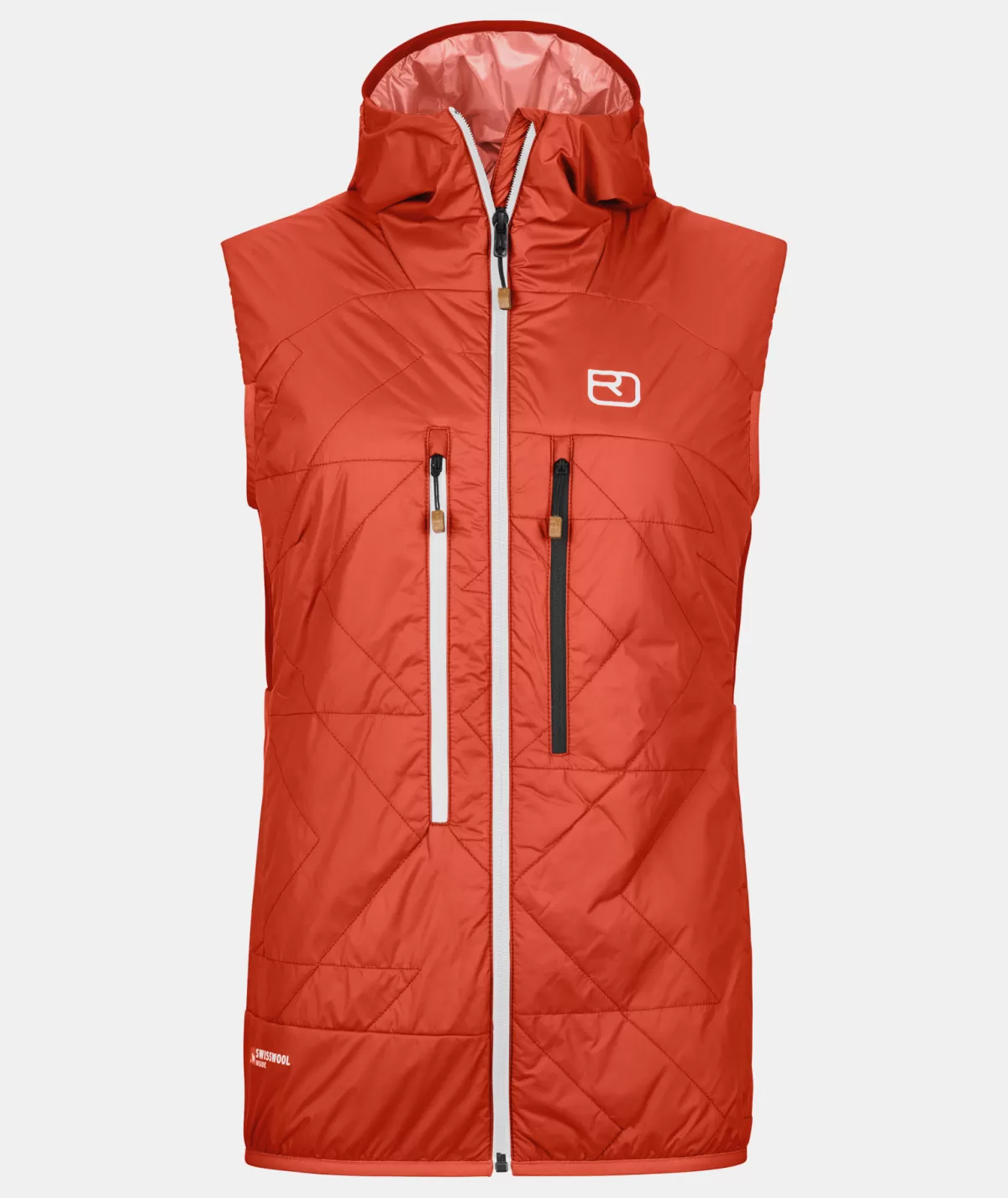 ORTOVOX SWISSWOOL PIZ BOÈ VEST W sunsetorange Outlet