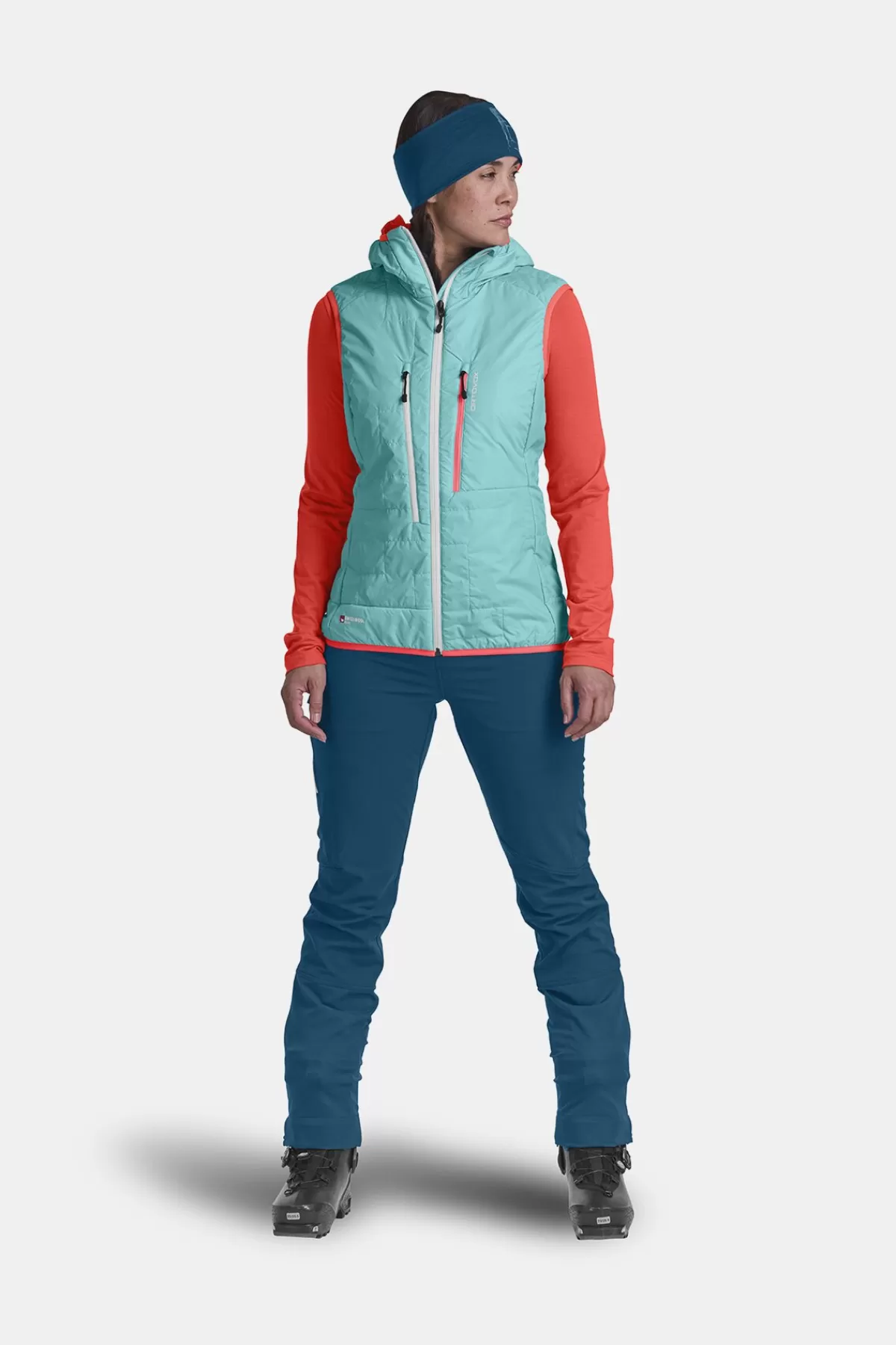 ORTOVOX SWISSWOOL PIZ BOÈ VEST W icewaterfall Clearance