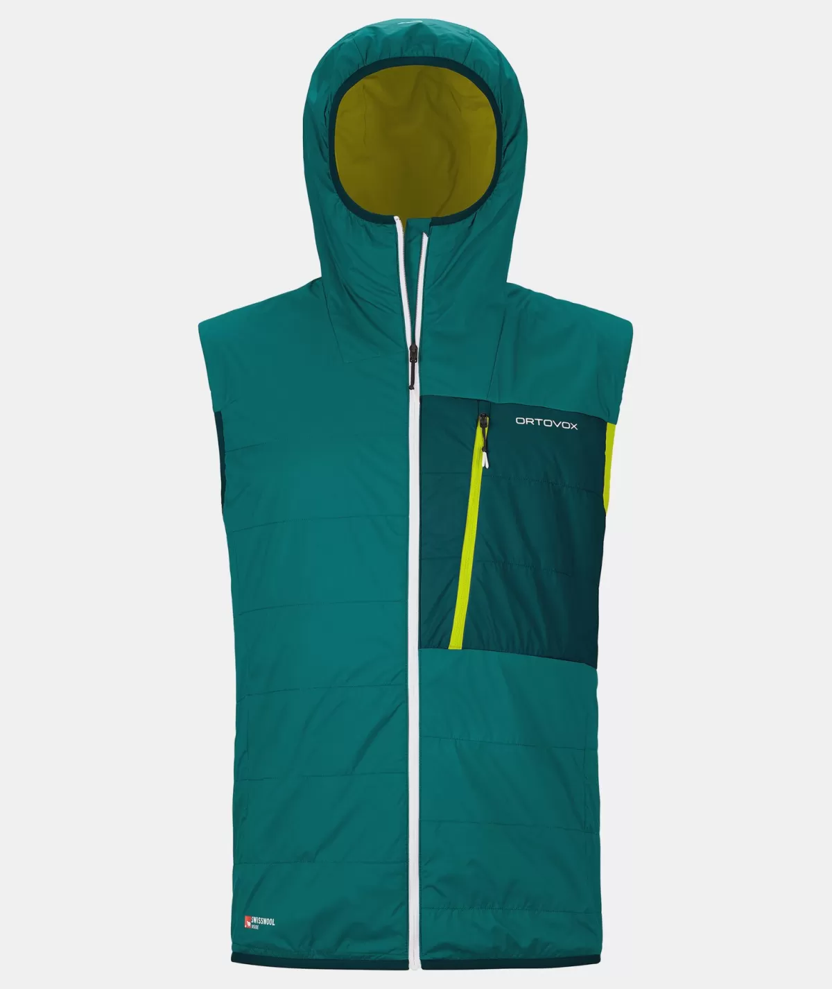 ORTOVOX SWISSWOOL PIZ DUAN VEST M pacificgreen Clearance