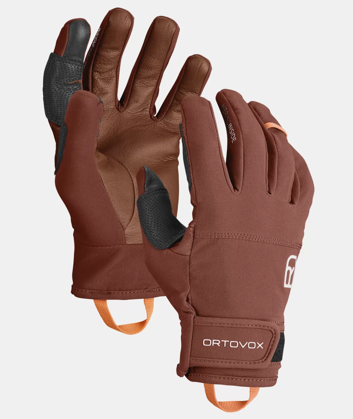 ORTOVOX TOUR LIGHT GLOVE M clayorange Hot